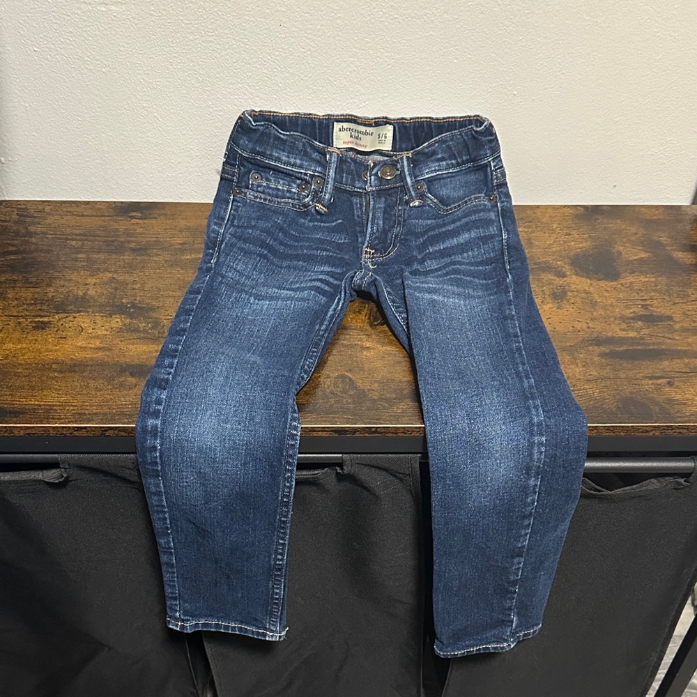 Abercrombie Kids Dark Blue Skinny Jeans